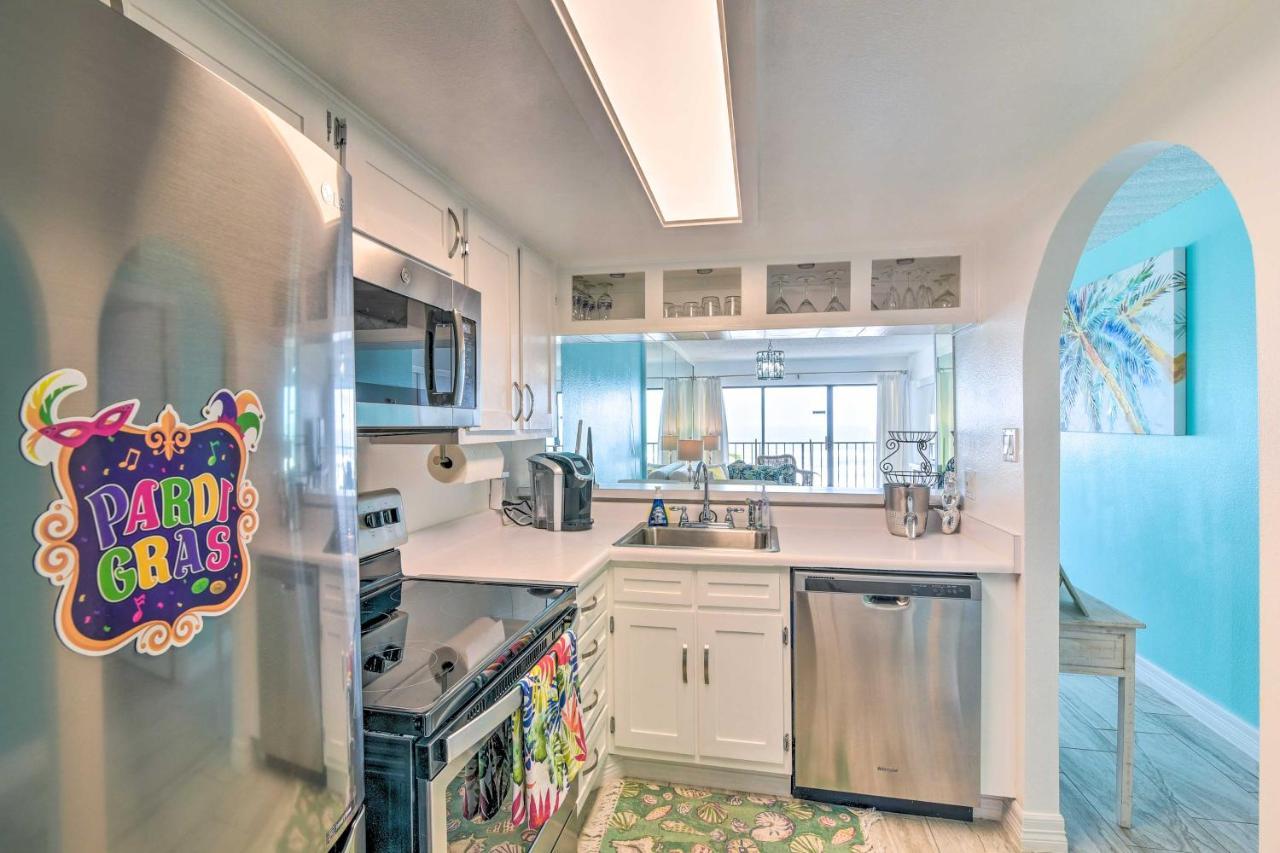 Galveston Oceanfront Condo With Balcony And View! Екстериор снимка