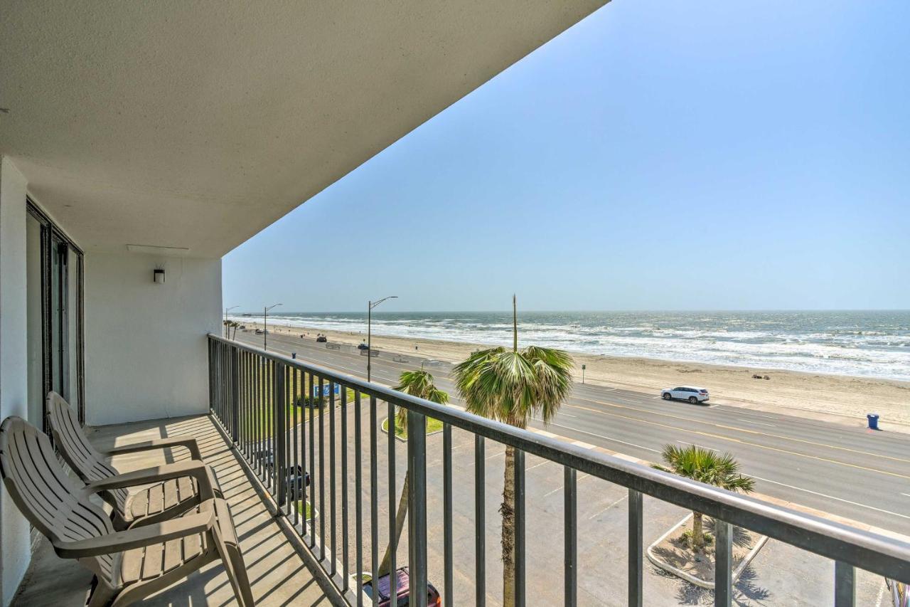 Galveston Oceanfront Condo With Balcony And View! Екстериор снимка