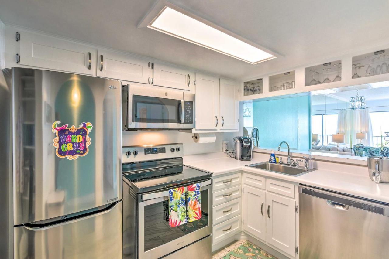 Galveston Oceanfront Condo With Balcony And View! Екстериор снимка