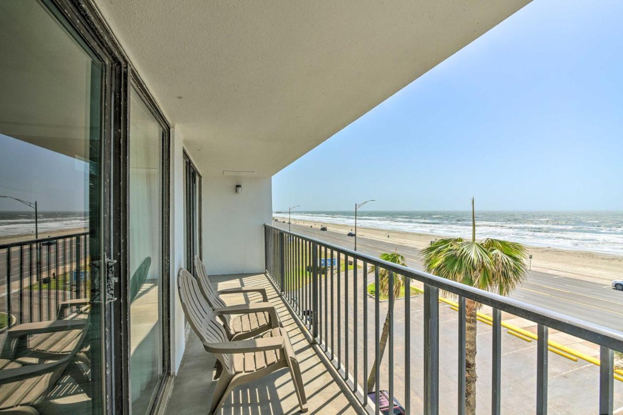 Galveston Oceanfront Condo With Balcony And View! Екстериор снимка